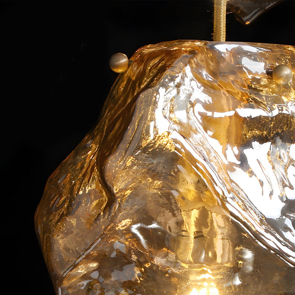 RAVENWOOD IRREGULAR LAVA GLASS PENDANT LIGHT