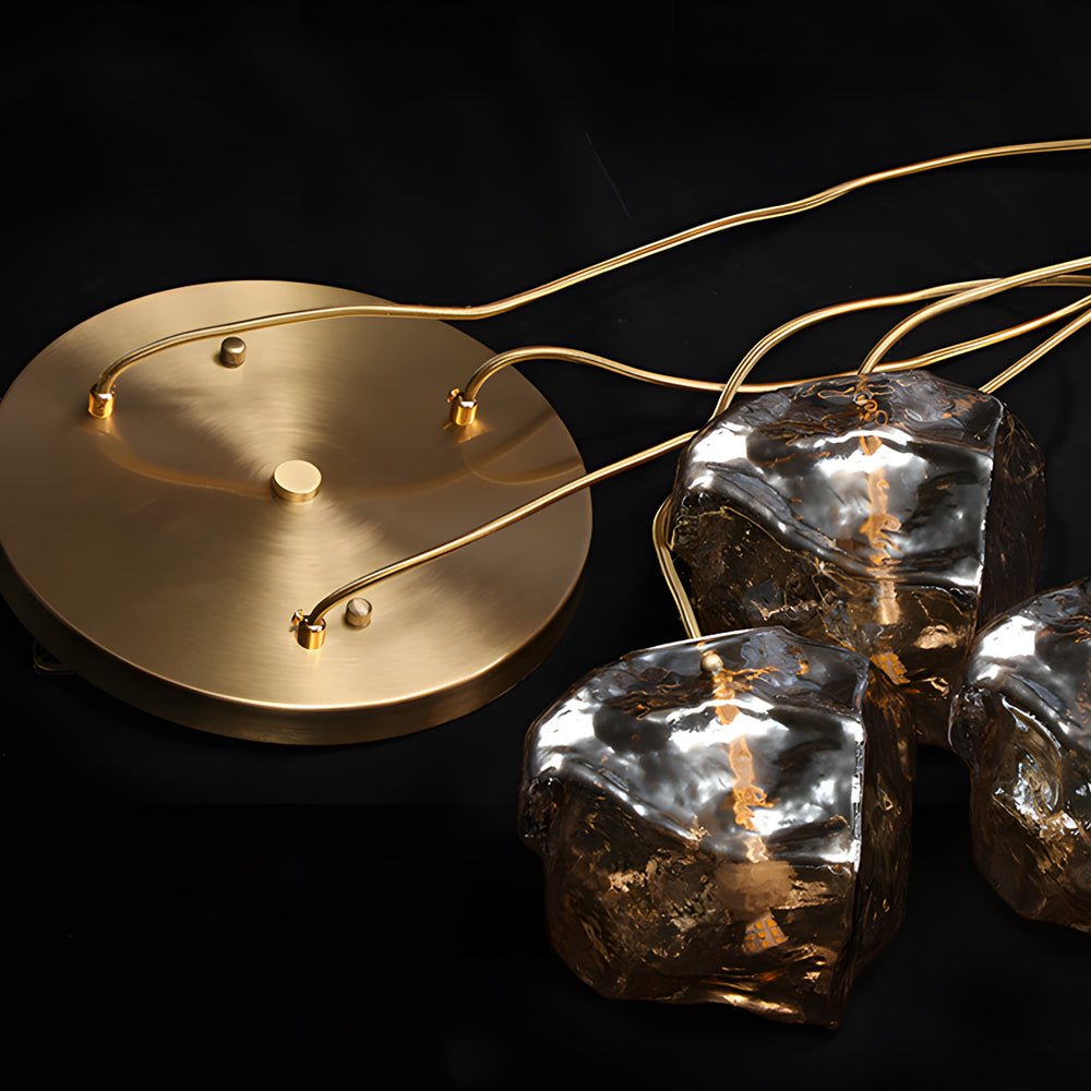 RAVENWOOD IRREGULAR LAVA GLASS PENDANT LIGHT