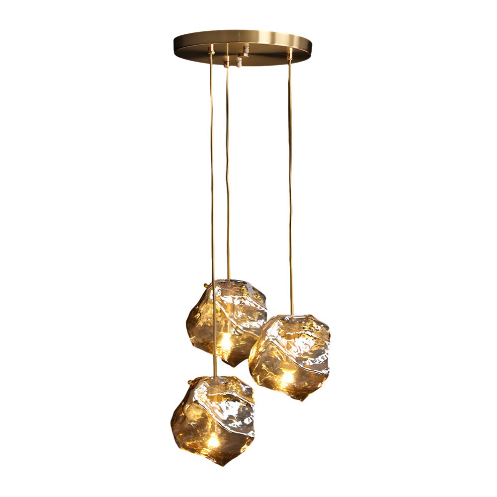 RAVENWOOD IRREGULAR LAVA GLASS PENDANT LIGHT