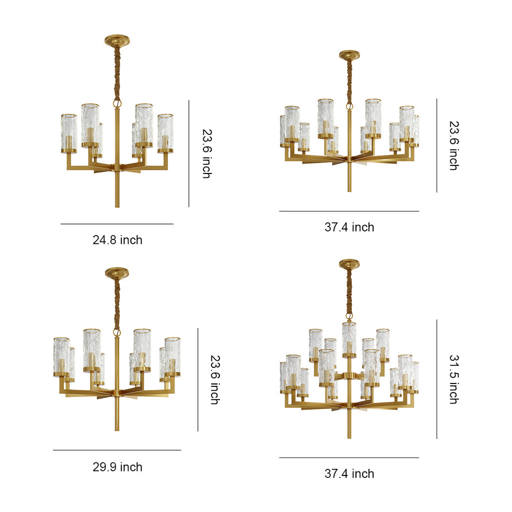 WINTHROP GLASS ISLAND PENDANT LIGHT