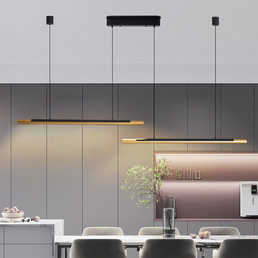 CHARLESTON TWILIGHT DUAL-HEAD LINEAR PENDANT LIGHT