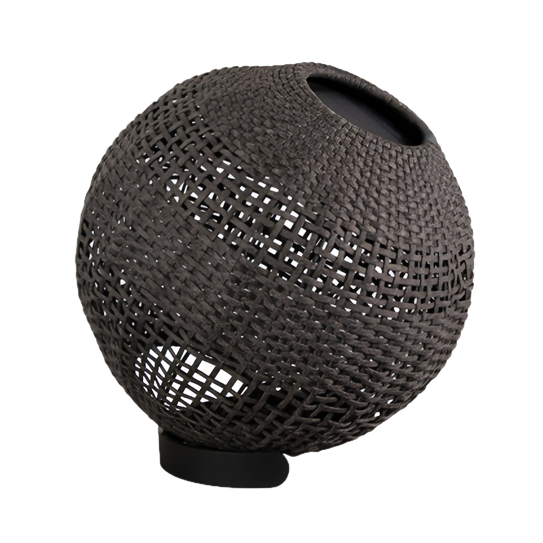 RAVENHURST WOVEN GLOBE OUTDOOR LANTERN