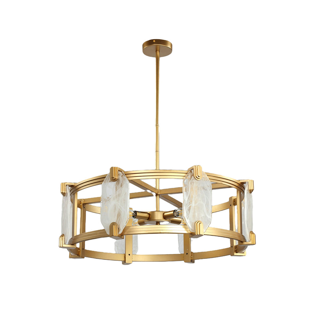 WINTHROP CIRCULAR CRYSTAL HANGING LANTERN