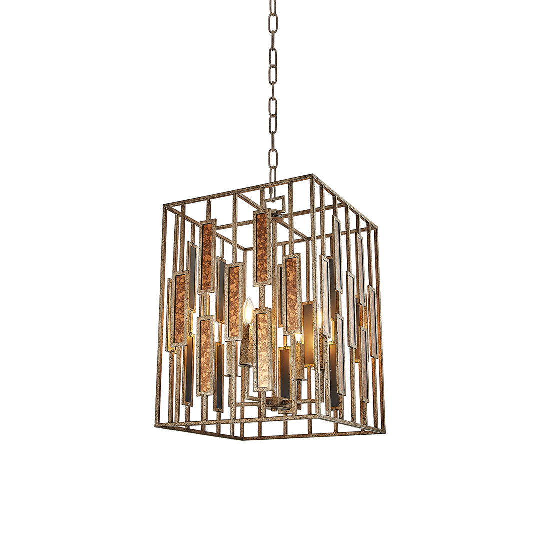 WINTHROP COPPER FRAME HANGING LANTERN