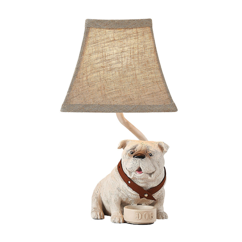 WINTHROP CANINE RESIN TABLE LANTERN