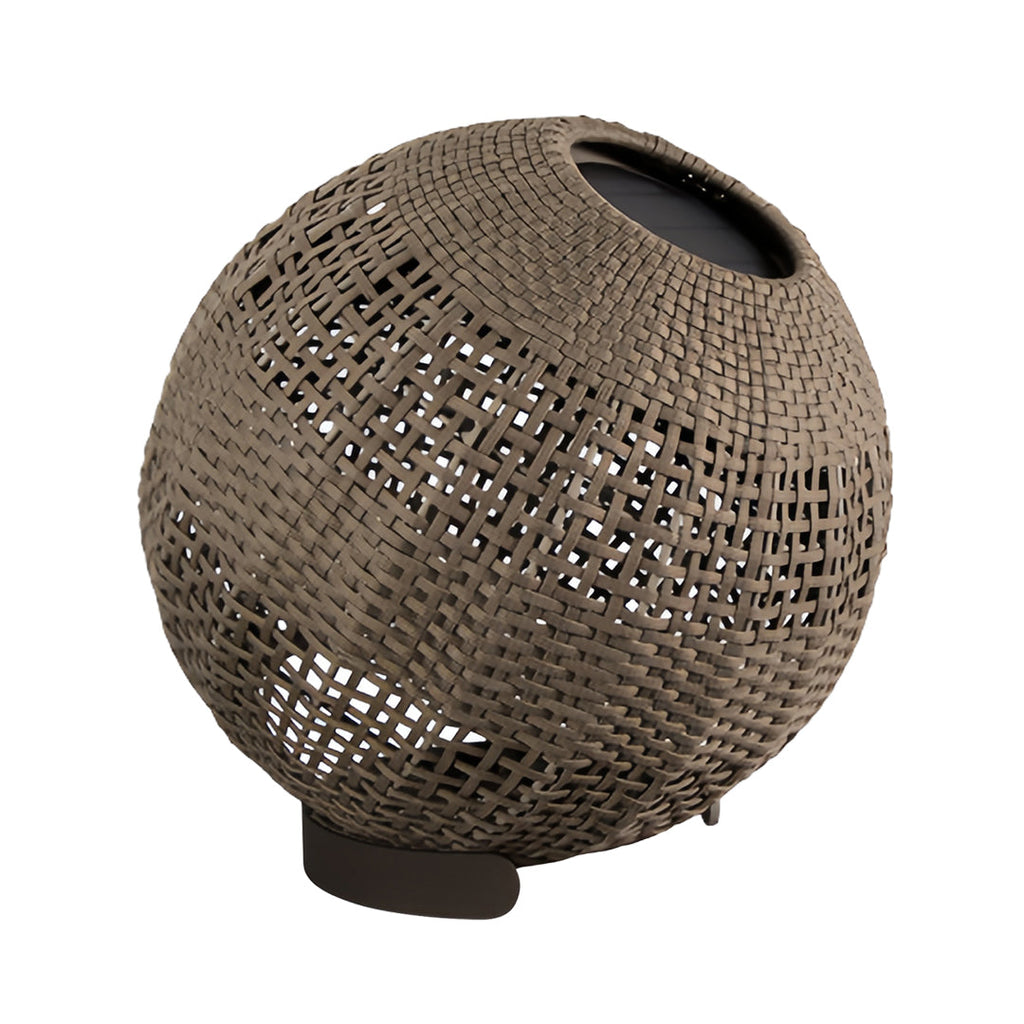 RAVENHURST WOVEN GLOBE OUTDOOR LANTERN