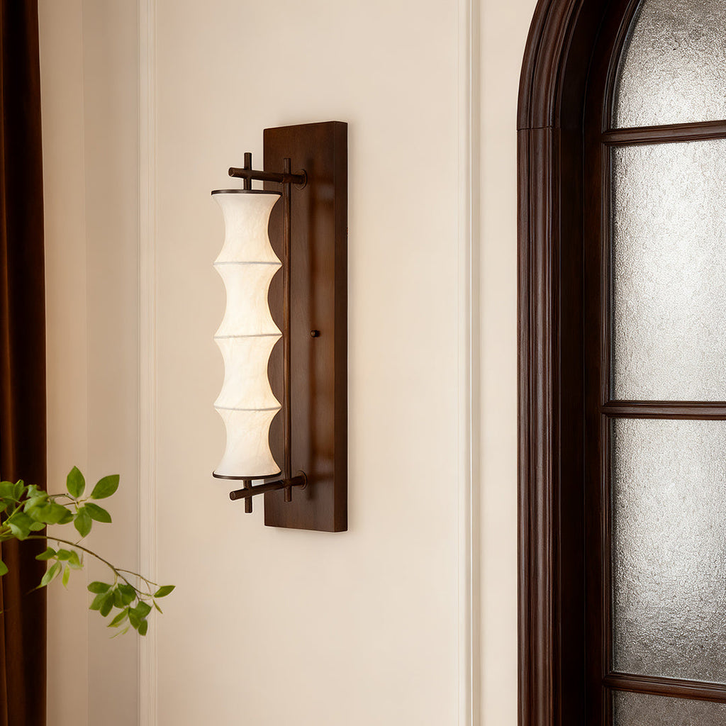 BRAMBLEWOOD BAMBOO NODAL WALL LANTERN