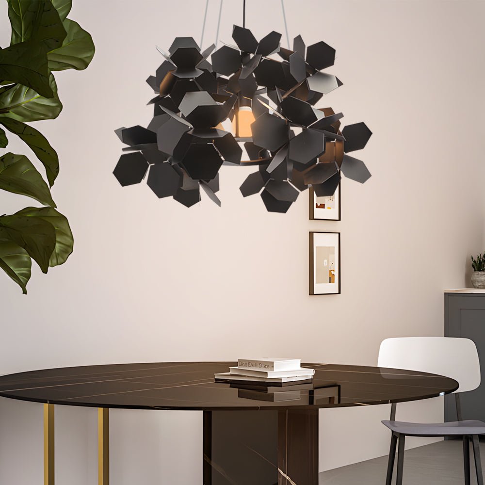 RAVENHURST POSTMODERN IRON COFFEE CHANDELIER