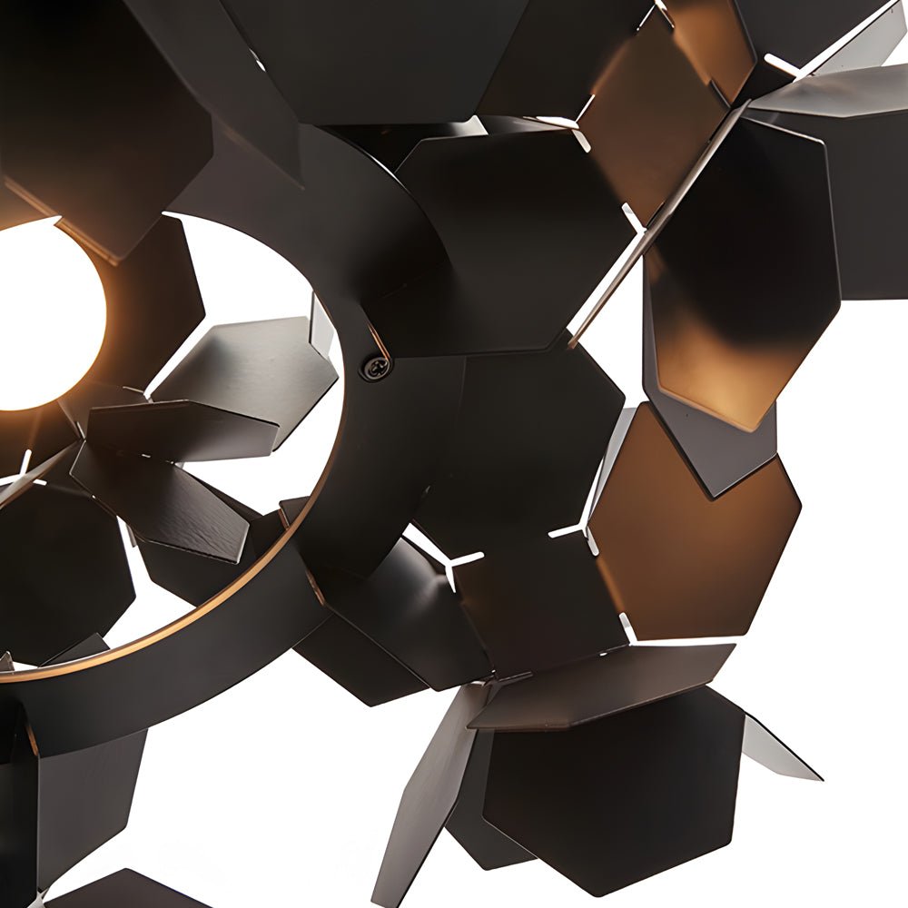 RAVENHURST POSTMODERN IRON COFFEE CHANDELIER