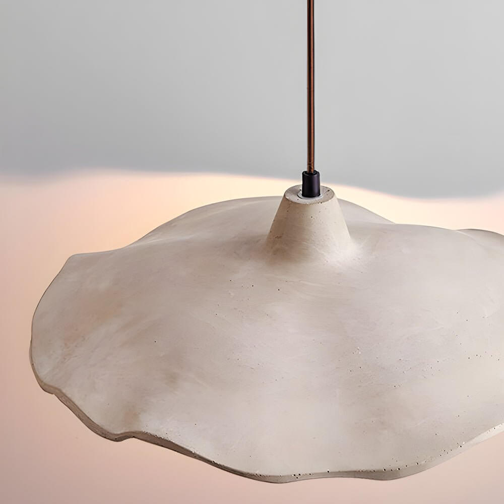 FENWICK CEMENT WAVED HANGING LANTERN