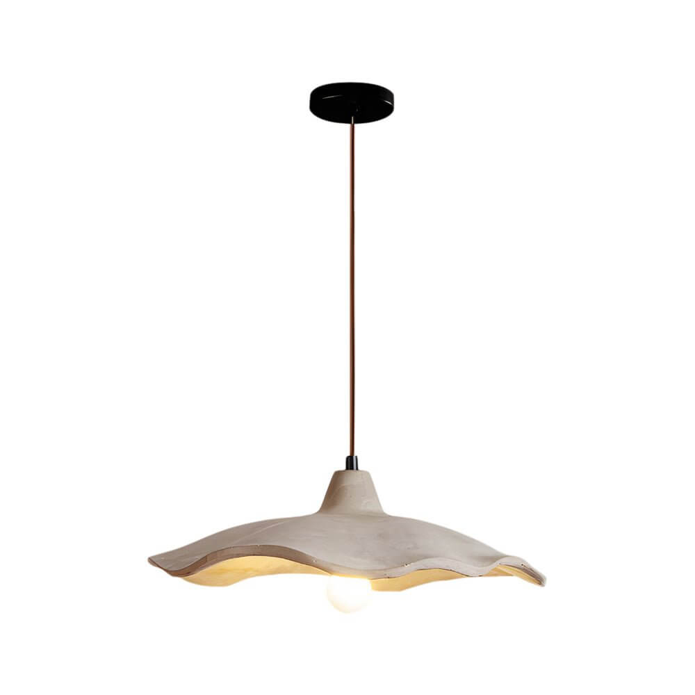 FENWICK CEMENT WAVED HANGING LANTERN