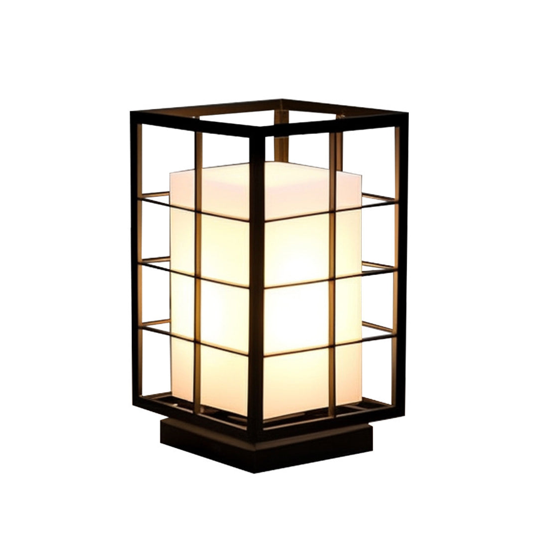 RAVENSDALE JAPANESE INFLUENCE OUTDOOR LANTERN, WEATHERPROOF GARDEN ILLUMINATION