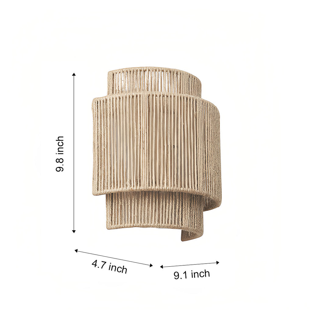 FENWICK NATURAL FIBER WALL LANTERN