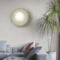 KENSINGTON WHITE ORB WALL LIGHT, SMALL SIZE"  
2. "HENLEY ROUND WHITE ILLUMINATOR, MEDIUM SIZE"  
3. "WILLOUGHBY CIRCULAR WHITE WALL LAMP, LARGE SIZE