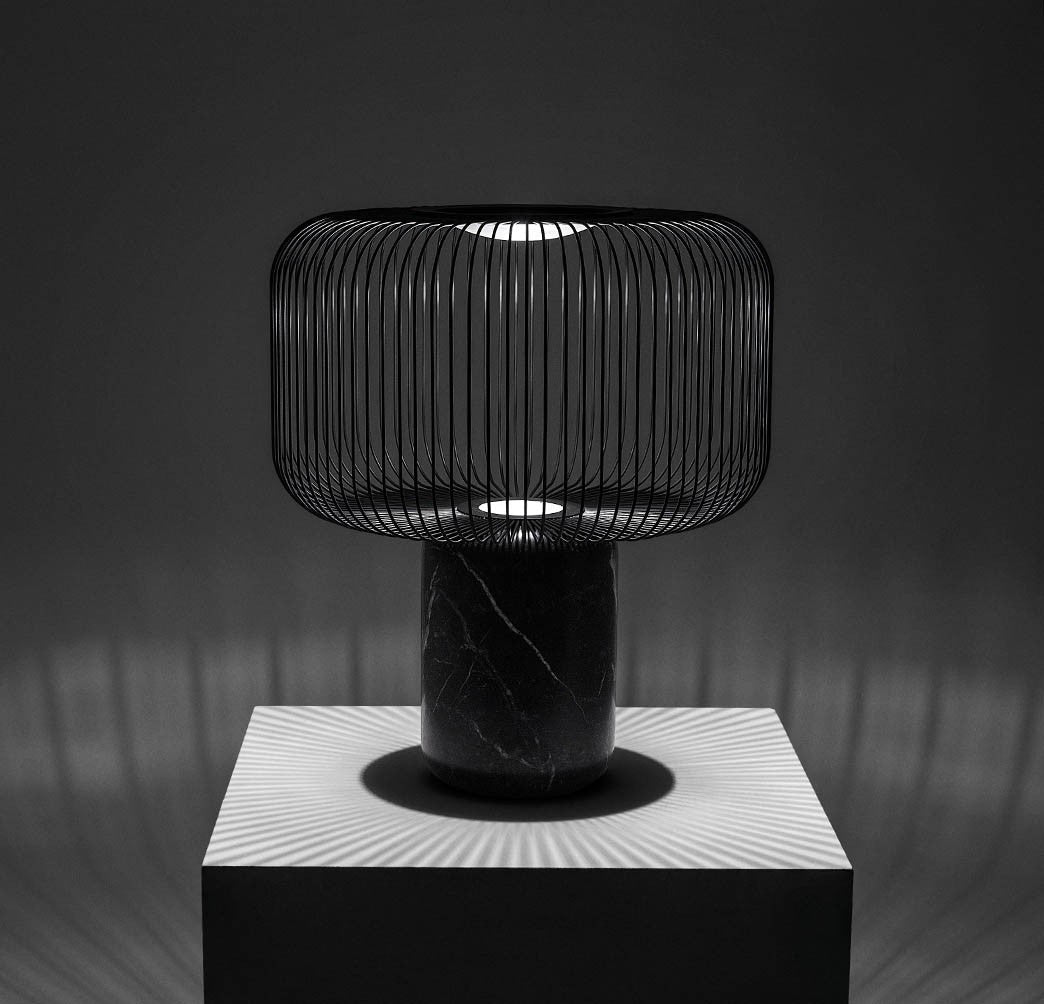 BRAMBLEWICK WOVEN LANTERN TABLE LIGHT