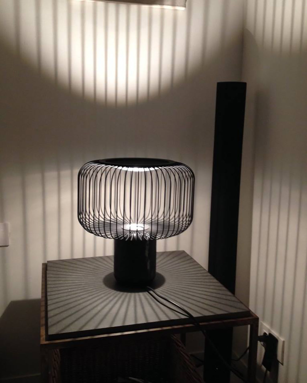 BRAMBLEWICK WOVEN LANTERN TABLE LIGHT