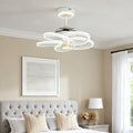 WINDSOR BLOOM IRON CEILING FAN WITH INTEGRATED LIGHTING