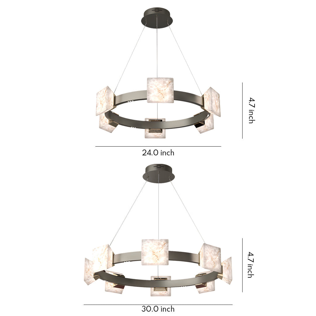 WINDSOR CLOUDSTONE ISLAND LIGHTING CHANDELIER