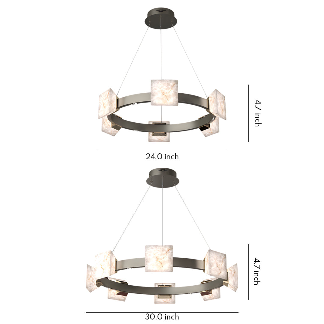 WINDSOR CLOUDSTONE ISLAND LIGHTING CHANDELIER