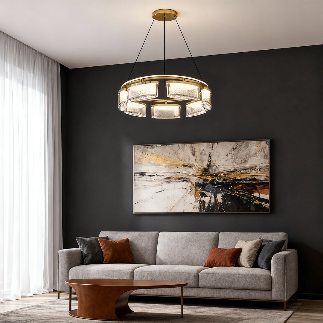 WINDSOR CRYSTAL GLEAM CEILING CHANDELIER