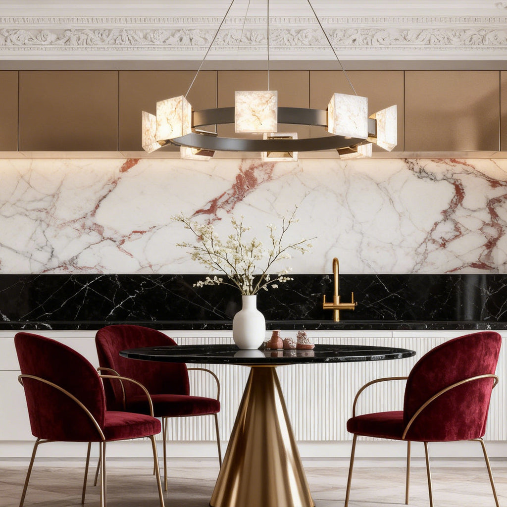 WINDSOR CLOUDSTONE ISLAND LIGHTING CHANDELIER