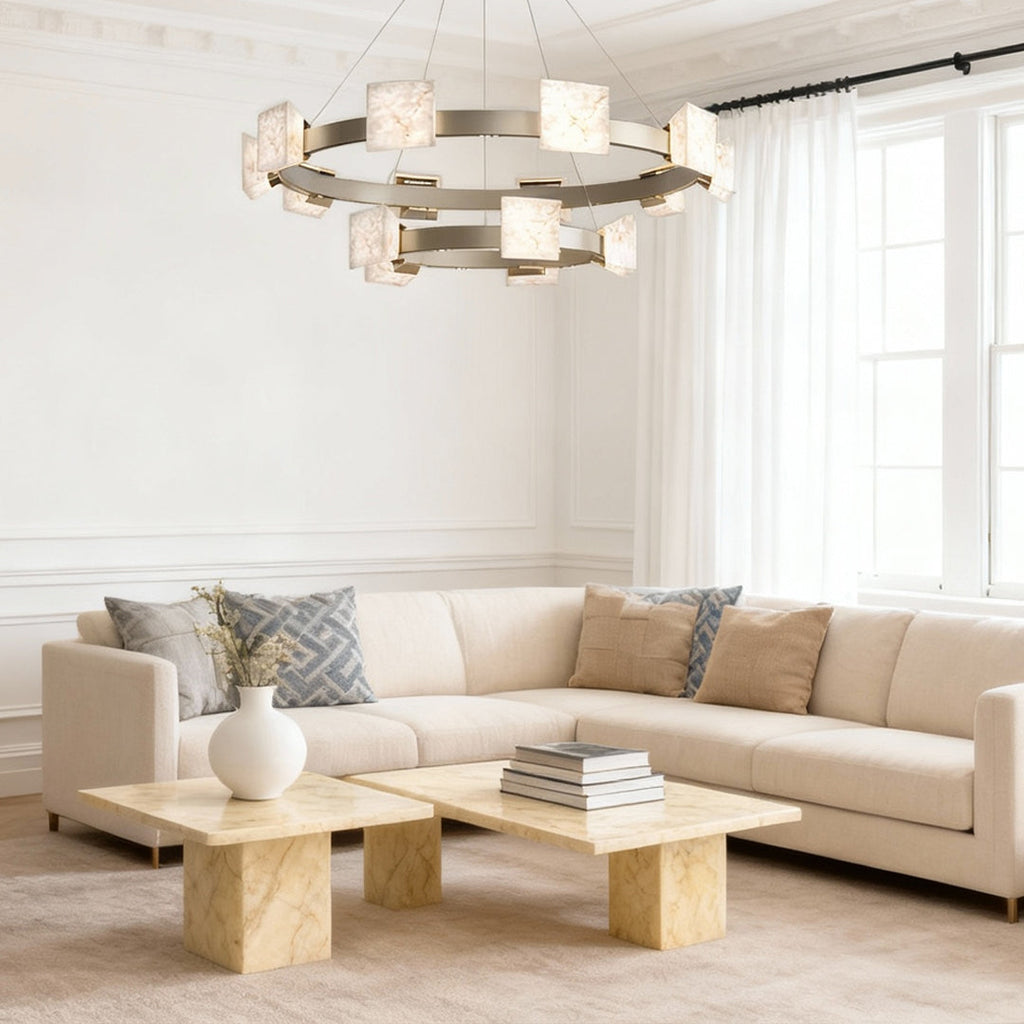 WINDSOR CLOUDSTONE ISLAND LIGHTING CHANDELIER