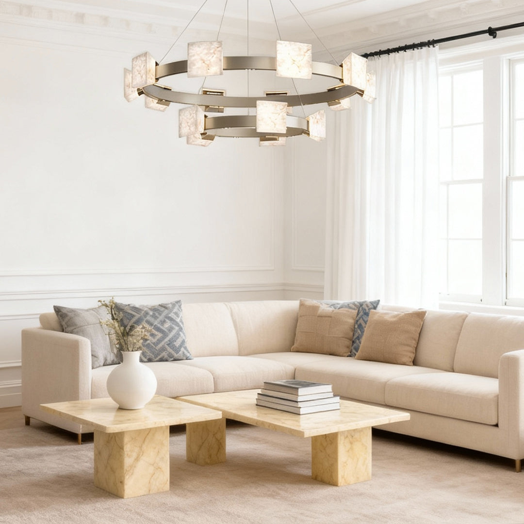 WINDSOR CLOUDSTONE ISLAND LIGHTING CHANDELIER
