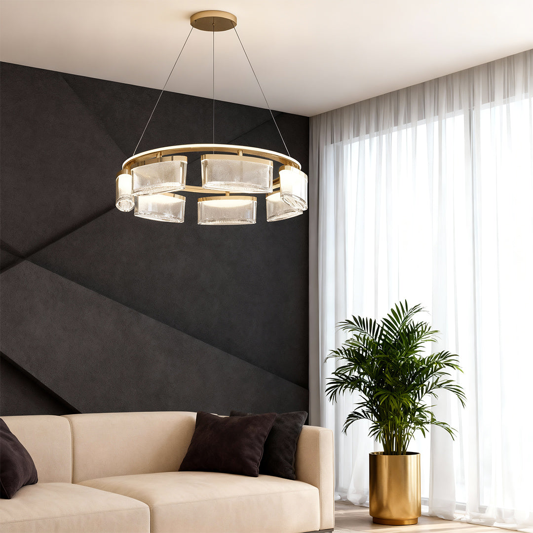 WINDSOR CRYSTAL GLEAM CEILING CHANDELIER