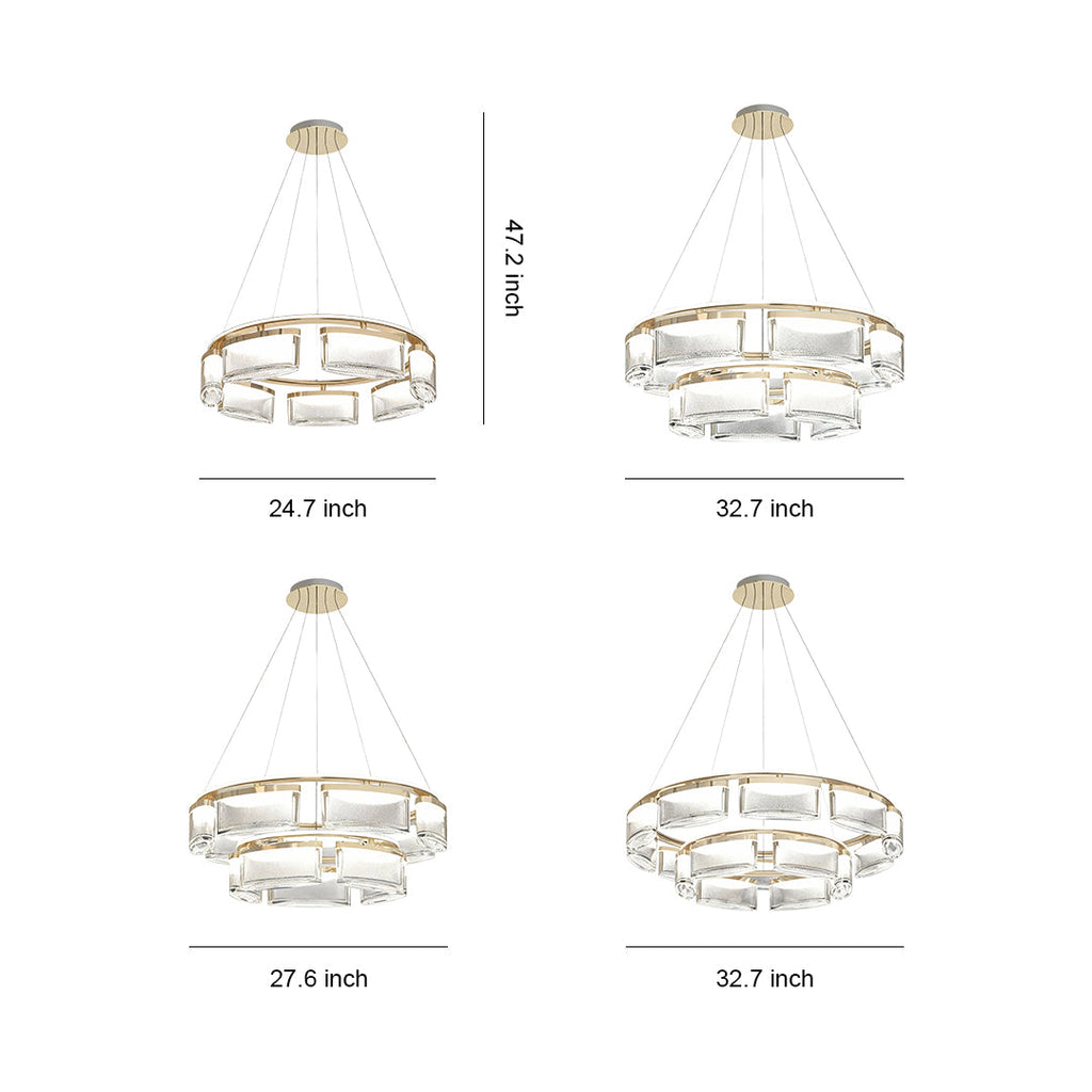 WINDSOR CRYSTAL GLEAM CEILING CHANDELIER