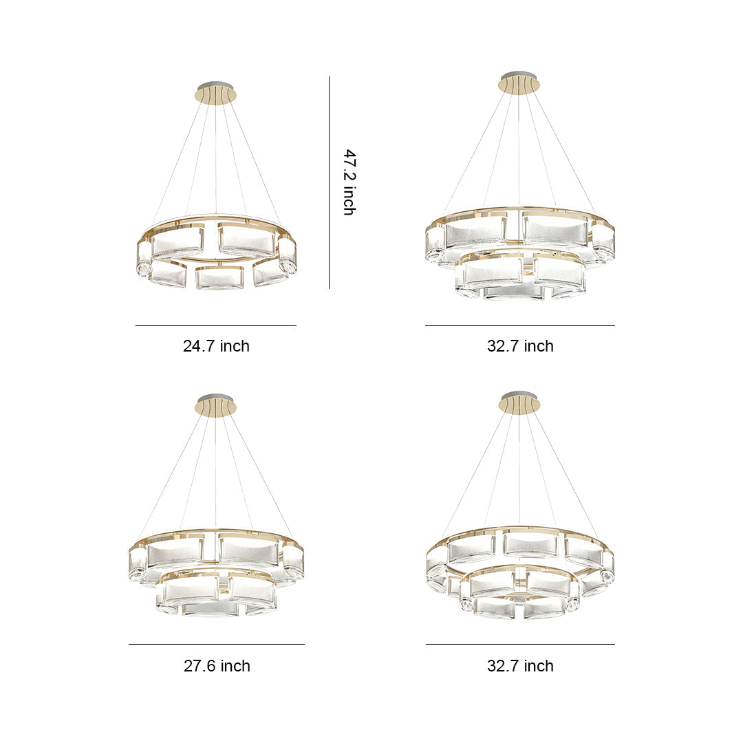 WINDSOR CRYSTAL GLEAM CEILING CHANDELIER