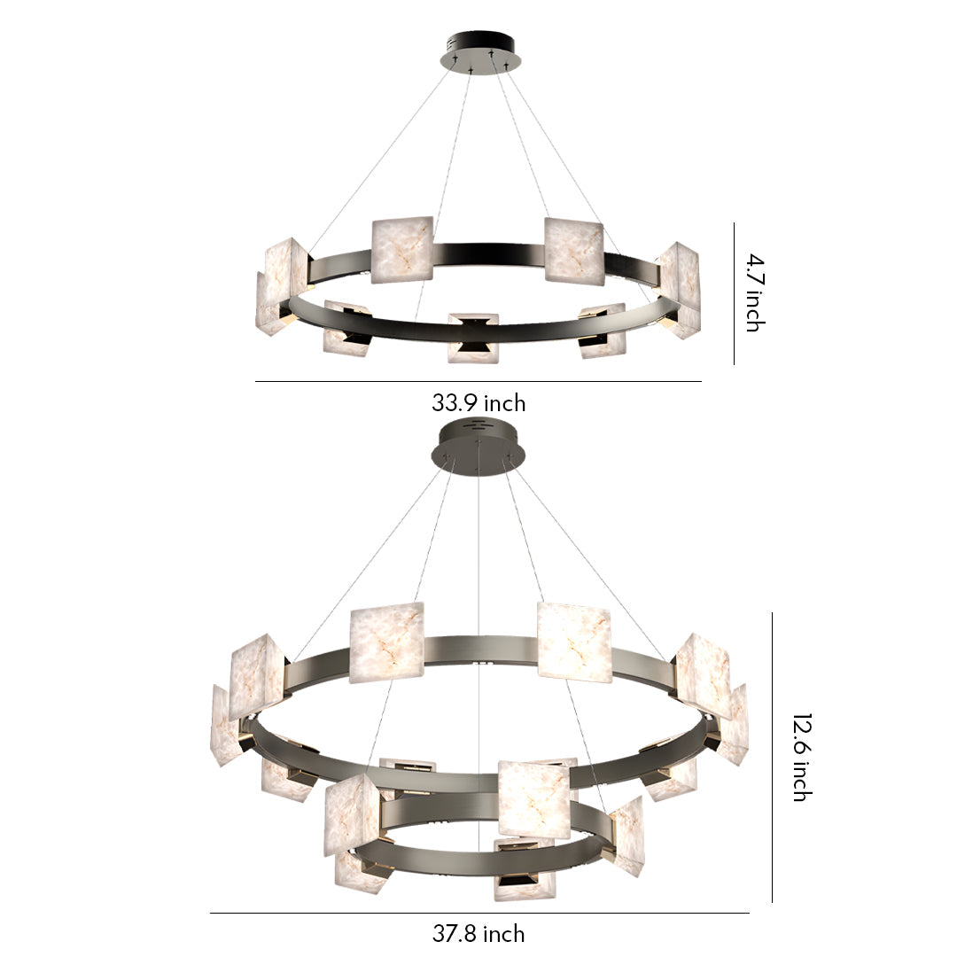 WINDSOR CLOUDSTONE ISLAND LIGHTING CHANDELIER