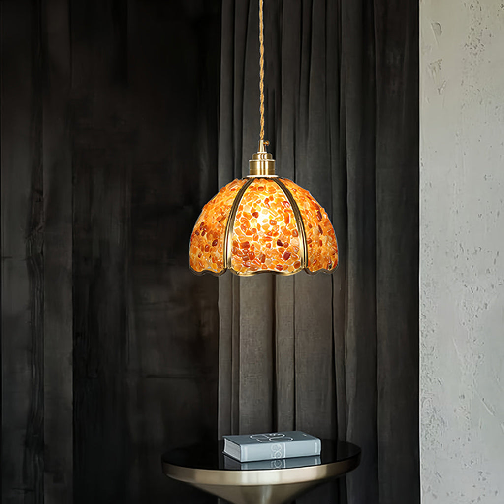 WINDSOR CRYSTAL DROPLET CEILING LANTERN