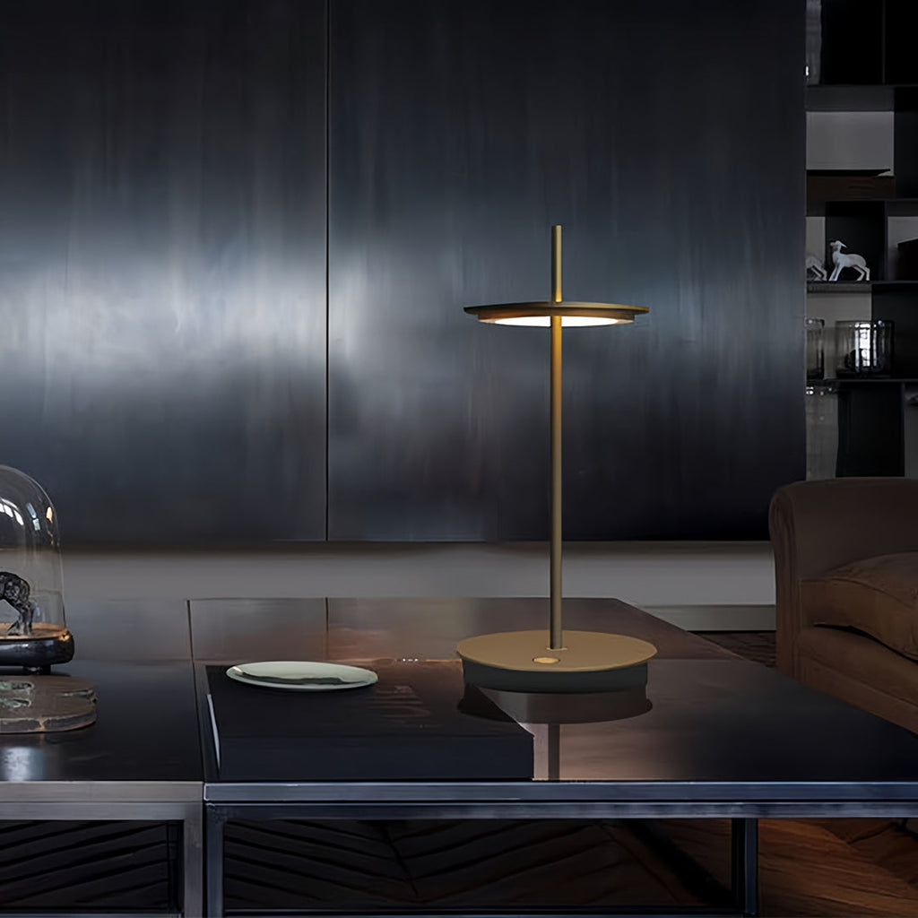 FENWICK PORTABLE METAL BUFFET LAMP WITH DIMMABLE FUNCTION