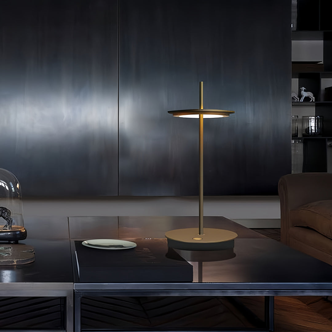 FENWICK PORTABLE METAL BUFFET LAMP WITH DIMMABLE FUNCTION