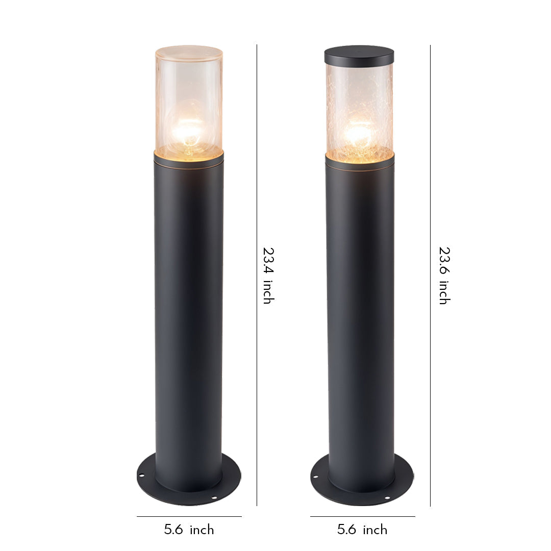 WINTERBOURNE OUTDOOR GARDEN BOLLARD LIGHTING POST