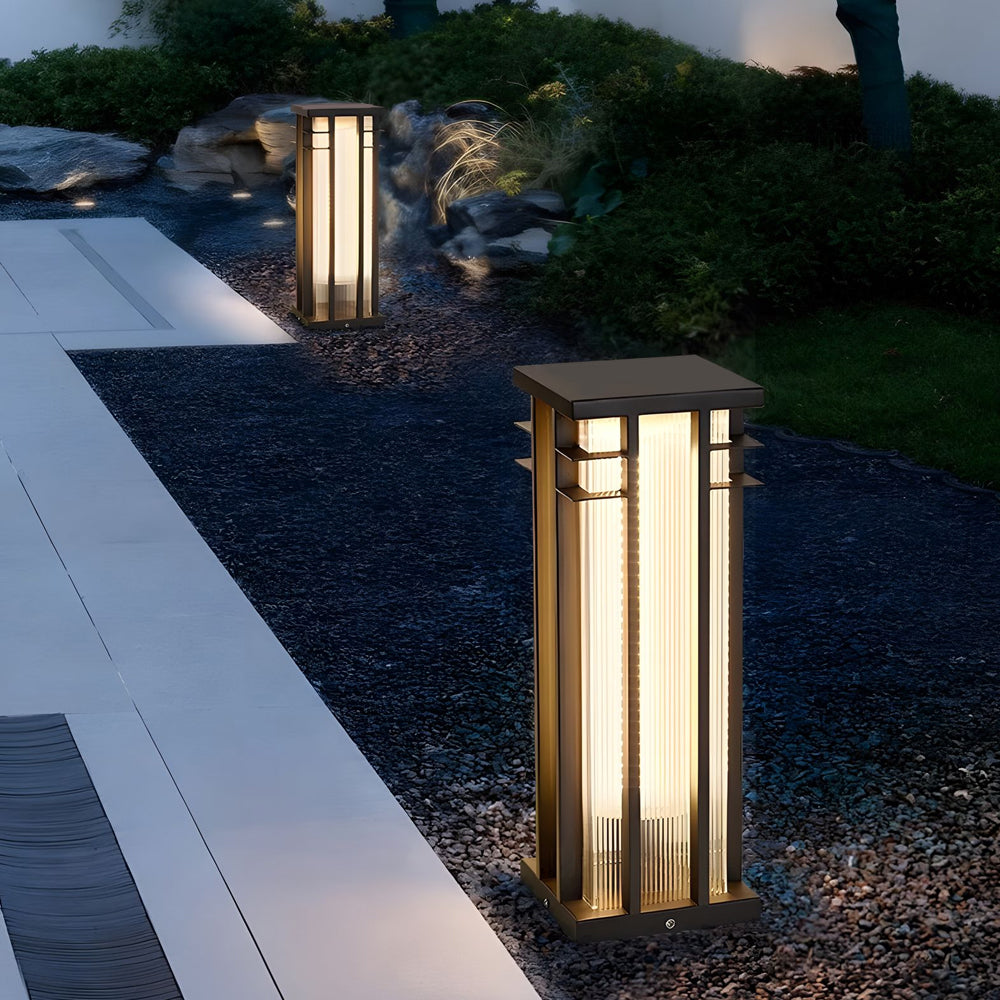 WINTERBOURNE STAINLESS STEEL GARDEN PATHWAY LANTERN