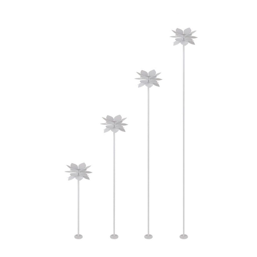 WINTHROP GARDEN BLOOM LED LIGHTS IN WHITE, WEATHER-RESISTANT FLOWER DESIGN