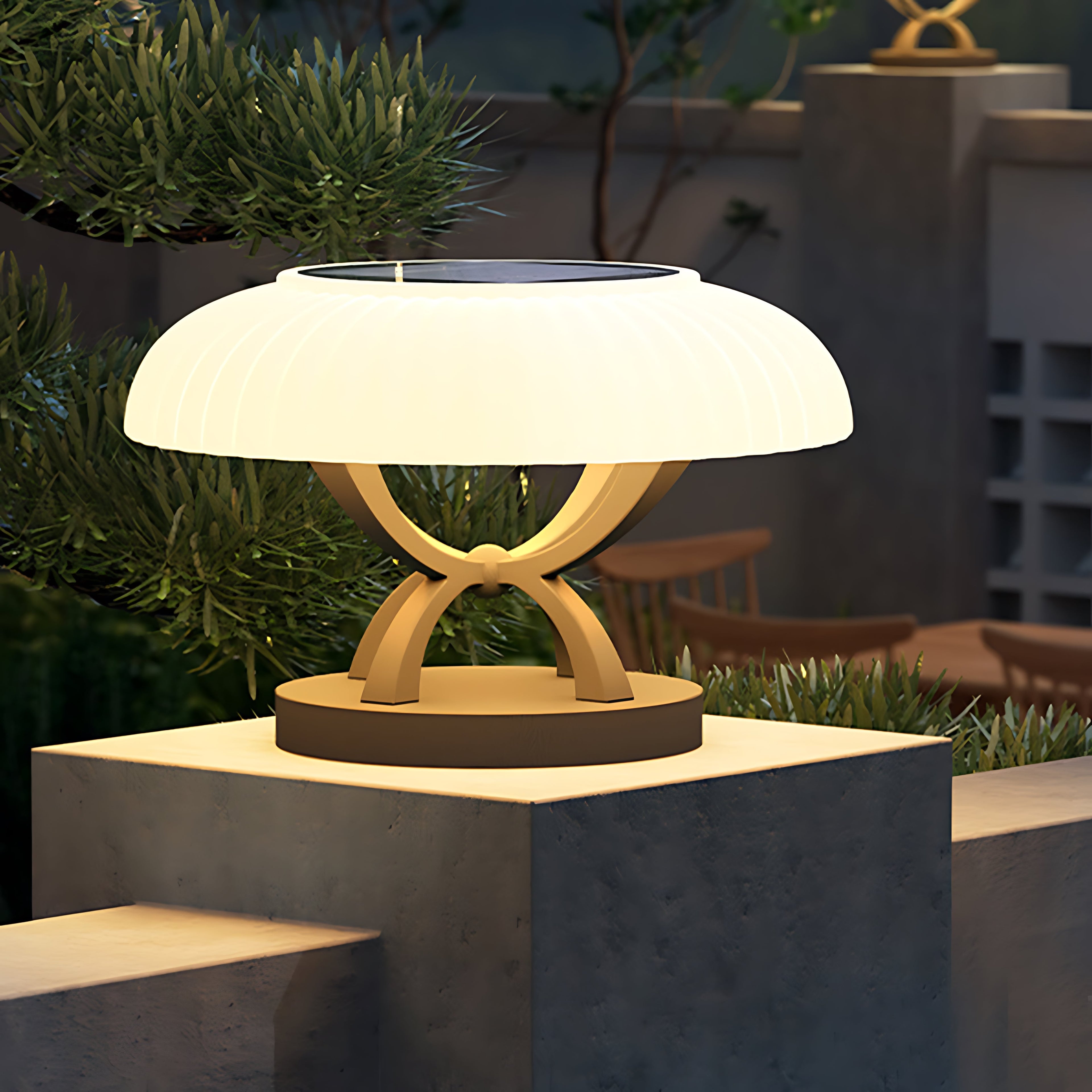 WINDSOR AQUA ARC LANTERN POST