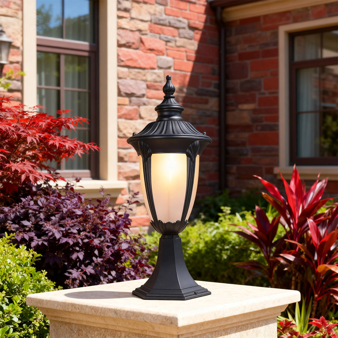 WINTERBOURNE CAST ALUMINUM OUTDOOR PILLAR LANTERN