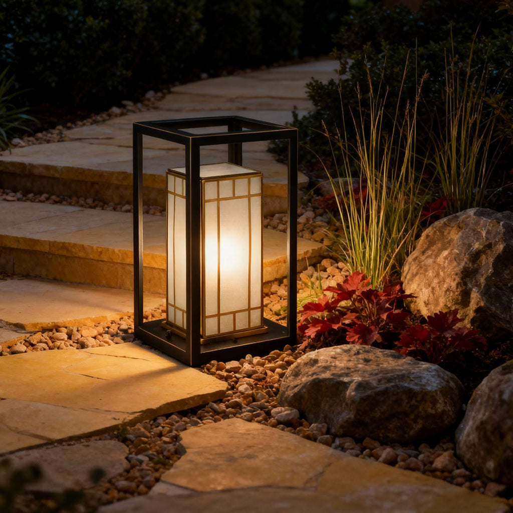 WHITBY RUSTIC OUTDOOR LANTERN BOLLARD