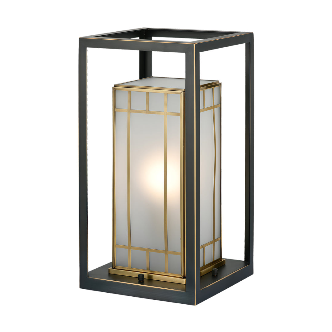 WHITBY RUSTIC OUTDOOR LANTERN BOLLARD