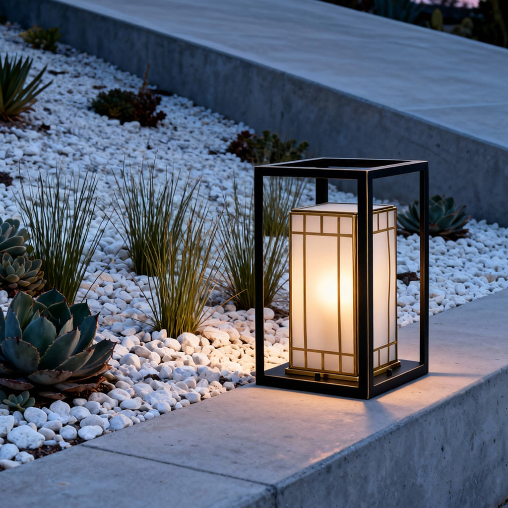 WHITBY RUSTIC OUTDOOR LANTERN BOLLARD