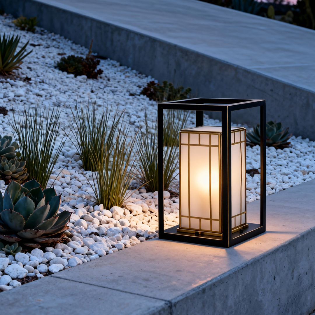 WHITBY RUSTIC OUTDOOR LANTERN BOLLARD