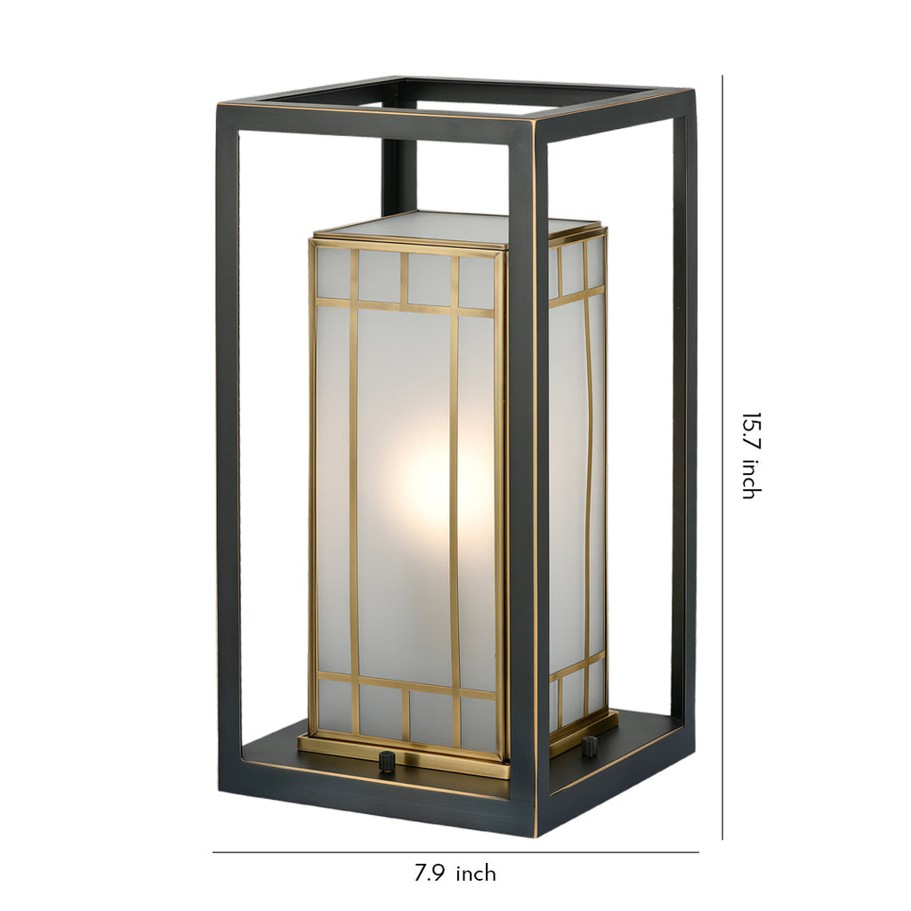 WHITBY RUSTIC OUTDOOR LANTERN BOLLARD