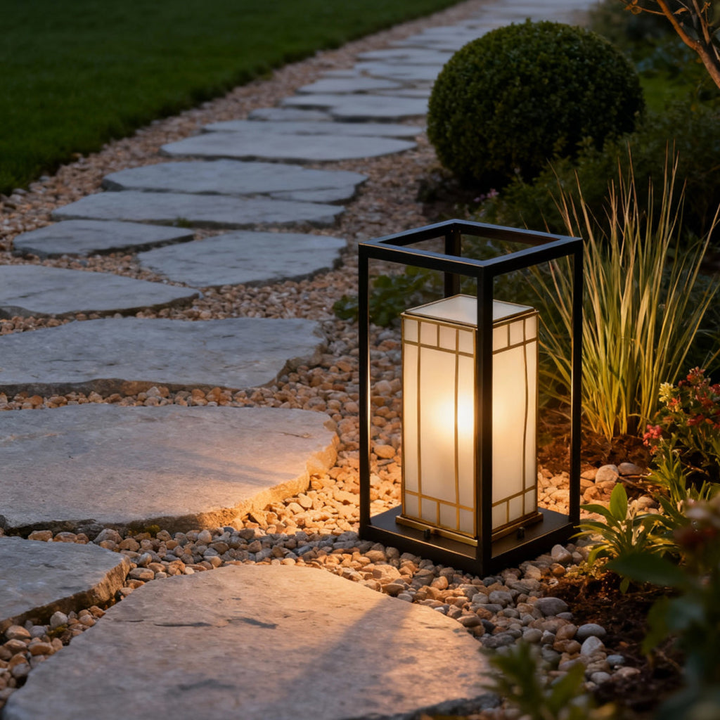 WHITBY RUSTIC OUTDOOR LANTERN BOLLARD