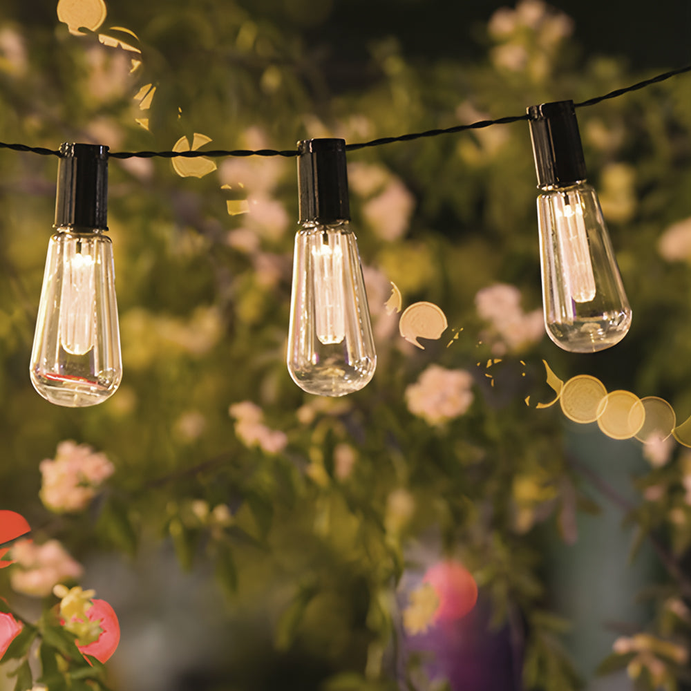 WHIMBLETON RUSTIC SOLAR GLOW STRING LIGHTS