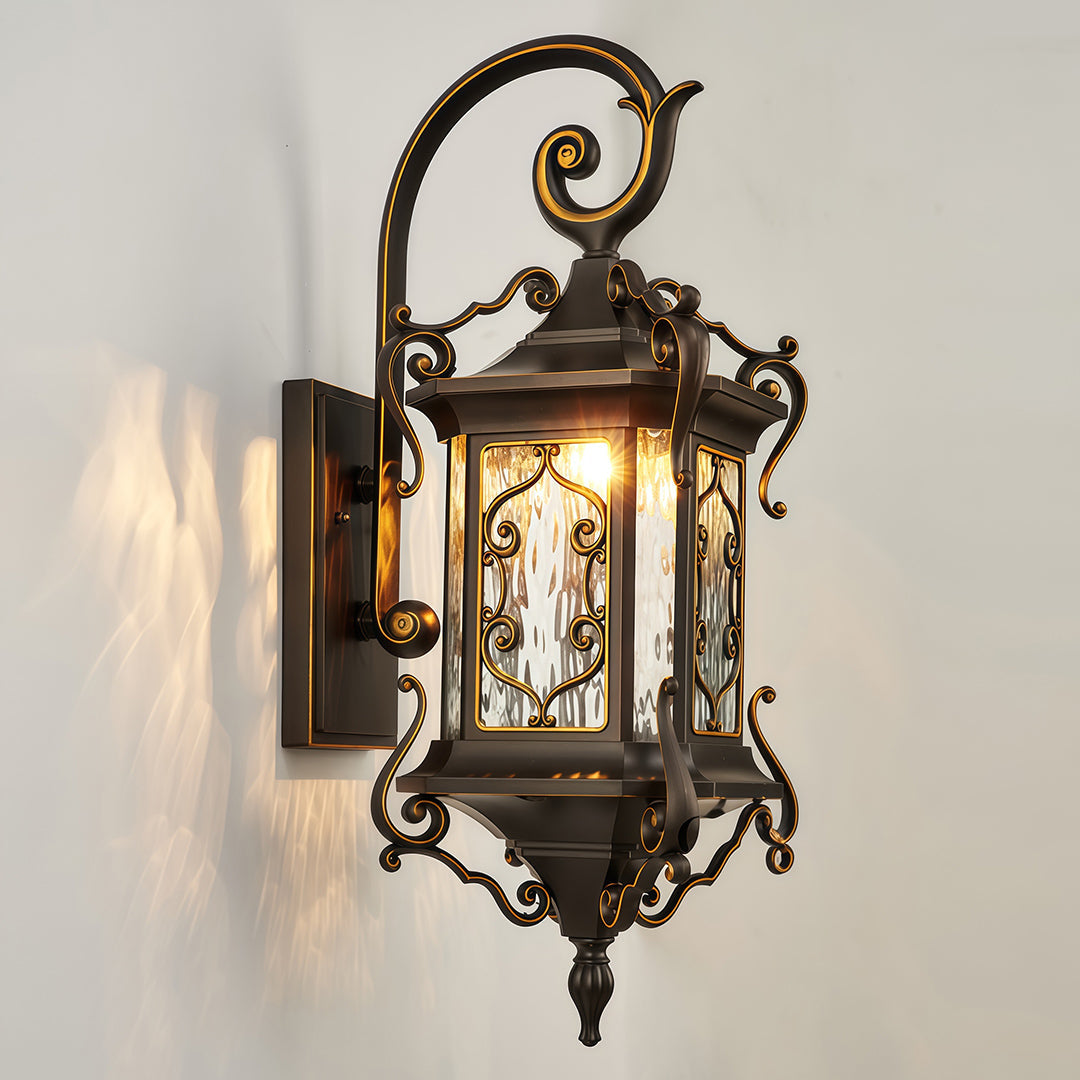 WINDSOR HILLS WEATHERPROOF OUTDOOR WALL LANTERN