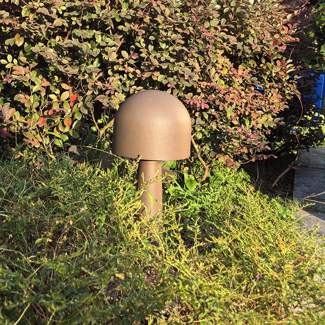 WINDSOR MUSHROOM GLOW GARDEN ILLUMINATOR, MODERN OUTDOOR WATER-RESISTANT LANDSCAPE LIGHT