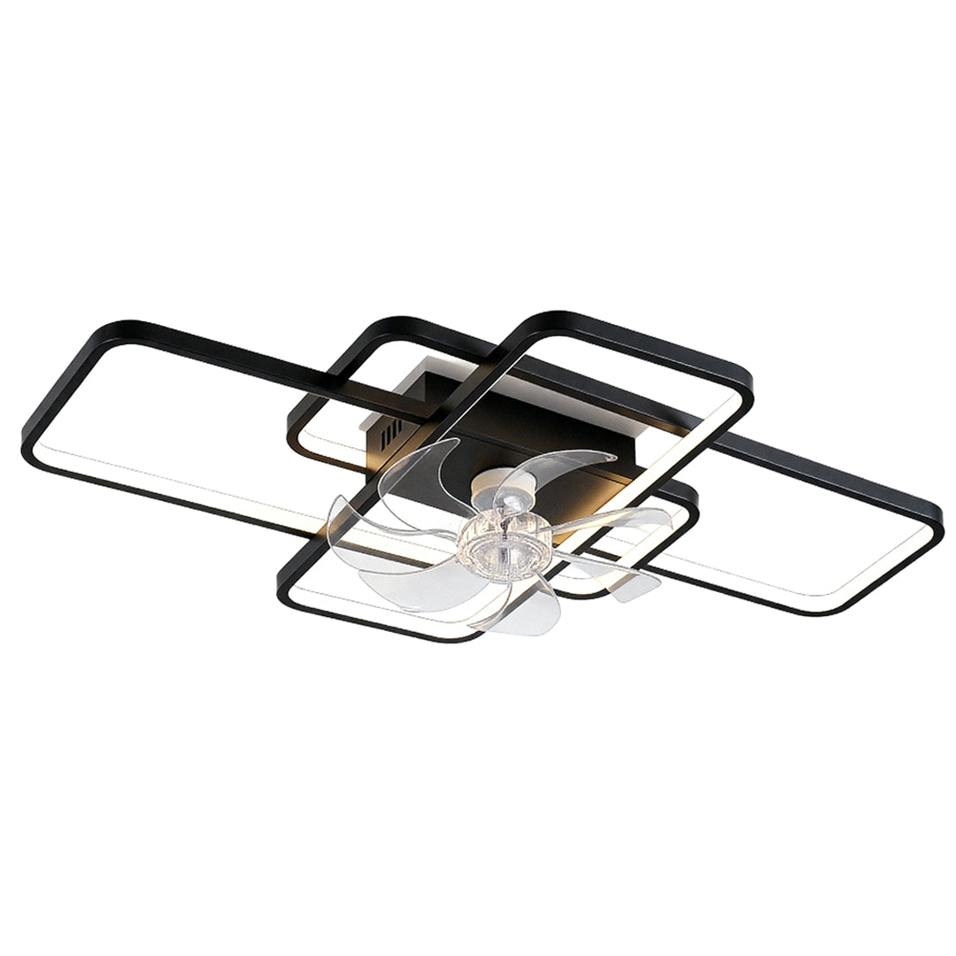 FARNWORTH ACRYLIC SHADE CEILING FAN WITH ILLUMINATION