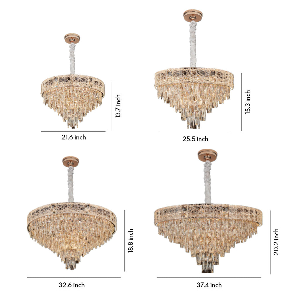 WINTHORPE CRYSTAL LUSTRE CEILING ILLUMINATION